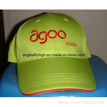 Agoo Logo Embroidered Green Color Cap